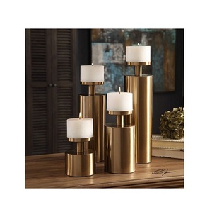 Bougeoir décoratif de table en métal pour les événements et les parités Bougeoir votif décoratif - Product Image 4