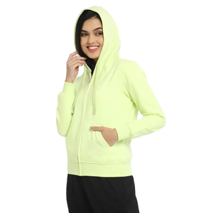 2025 meilleure qualité pas cher prix à la mode grande taille femmes sweats à capuche et sweat conception personnalisée couleur unie sweats à capuche pour les femmes - Product Image 6