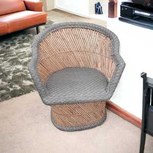 Silla de Caña de Bambú Ecológica Natural de Estilo Elegante para Sala de Estar, Balcón, Patio, Jardín, Restaurante, Silla de Bambú para Interiores y Exteriores - Product Image 6