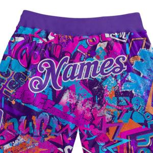 Shorts en maille à sublimation élégants - Parfaits pour les séances d'entraînement de haute intensité, les sports et les sorties décontractées - Product Image 4