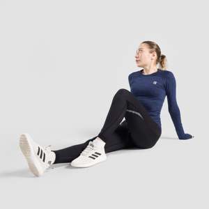 Tissu tricoté de compression à manches longues Prime Navy, produit de qualité supérieure - Product Image 4