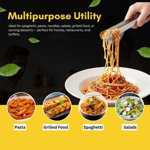 Vente en gros d'accessoires de cuisine de qualité supérieure pince à spaghetti pince à salade barbecue pince à pain alimentaire en acier inoxydable - Product Image 5