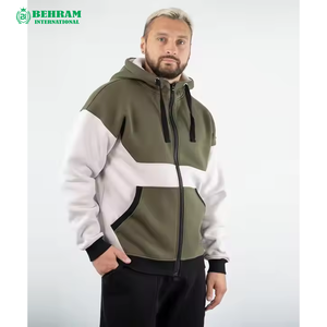 2026 New Style Unisex Zipper-Up Hoodies 100% Cotton Breathable Quick Dry Winter for OEM Custom Lightweight <b>Sweatshirts</b> - Product Image 3