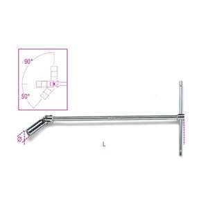 Llaves de bujía con mango en T BETA con enchufes giratorios Multi-Pack - Product Image 1