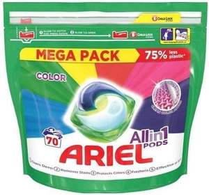 Cápsulas de Jabón Ariel Todo en Uno para Ropa de Color, 70 Lavados - Product Image 1