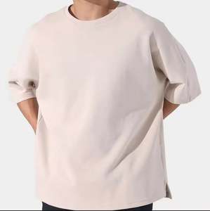 T-shirt surdimensionné pour hommes T-shirts à manches courtes en coton biologique T-shirt haut pour hommes T-shirts en jersey décontracté pour hommes Nouveauté - Product Image 5
