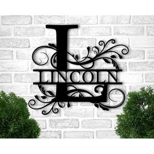 การตกแต่งผนังงานแต่งแบบกำหนดเองตัวอักษร L อะลูมิเนียมคอมโพสิต12x1 2/24x24 - Product Image 1