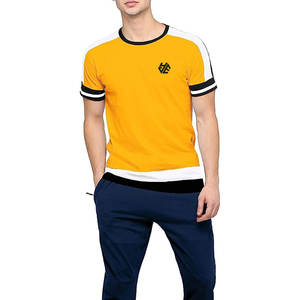 Camisetas con logotipo personalizado para hombre Patrón sólido Tamaño personalizado Precio al por mayor Ropa personalizada - Product Image 4