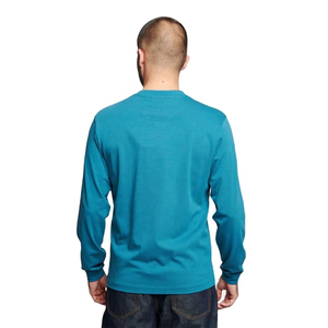 เสื้อยืดแขนยาวผู้ชาย คอวี ผ้าคอตตอน/โพลีเอสเตอร์ พร้อมส่ง ไม่เป็นขุย เป็นมิตรต่อสิ่งแวดล้อม รับสกรีนโลโก้ ขายส่ง - Product Image 2