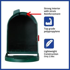 Boîte aux lettres en métal pour entrée d'appartement, compartiment de rangement pour lettres, antirouille, durable, manipulation autorisée des documents, usage résidentiel partagé - Product Image 2