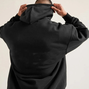 Sweat à capuche oversize personnalisé pour homme 2026 – Qualité supérieure, 100 % coton, molleton épais en French Terry, respirant, épaules tombantes - Product Image 5