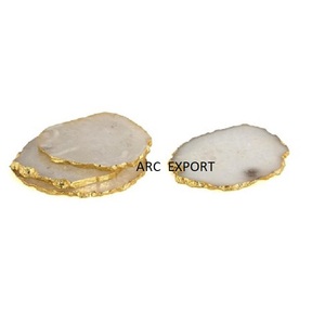Nuevo Posavasos con Decoración Dorada, Material Transparente y Elegante, Decoración Única y Moderna, Artículos de Regalo de Última Moda - Product Image 4