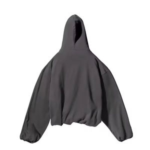 OEM Hoodies Unisexe Grande Taille Brodé À Capuche Personnalisé 450gsm Lourd Épais French Terry Fleece Double Couche Hiver Boxy Hoodie - Product Image 3