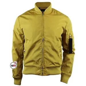 Satin soie polyester rendu disponible en toutes les couleurs Veste de baseball bomber pour homme Homme Smart Casual Impression par sublimation de haute qualité