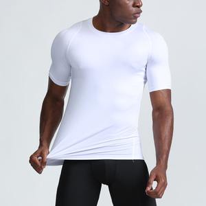 Venta al por mayor logotipo personalizado algodón transpirable 2023 entrenamiento y jogging fitness desgaste hombres personalizado gimnasio equipo Deporte Camiseta - Product Image 6