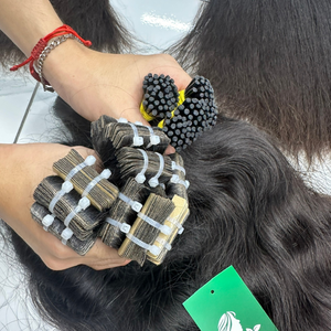 100% Vietnamien Raw Double Dessiné Bande De Cheveux Humains Extension De Cheveux Bande Naturelle De Haute Qualité Dans L'extension De Cheveux - Product Image 1