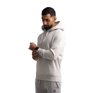 Sudadera con capucha de lana informal de alta calidad para hombre, Sudadera con capucha en blanco barata del fabricante con estampado liso bordado de poliéster de invierno - Product Image 3