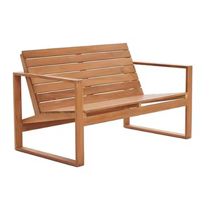 เก้าอี้สวนกลางแจ้งเก้าอี้สตูลแบบมินิมอลเก้าอี้ไม้สัก - Product Image 1