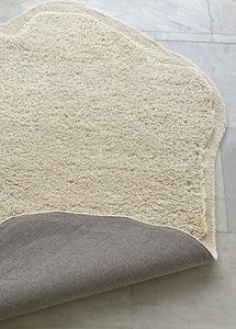 Vente chaude élégant blanc fait à la main en laine tapis tufté à la main non teint naturel pour décors et intérieurs coupe et forme de pile de boucle - Product Image 6