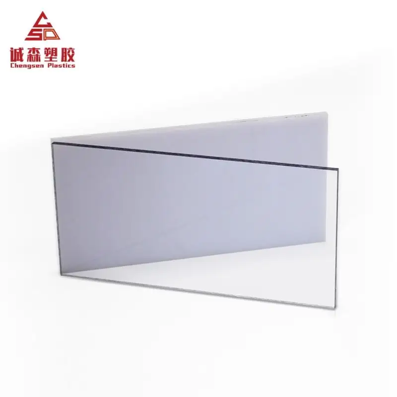 Éraflure solide de feuille de polycarbonate clair de protection UV transparente résistante