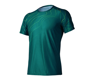 T-shirt sublimé pour hommes sur mesure tissu polyester à séchage rapide vêtements de sport respirants haut d'entraînement uniforme de gymnastique vêtements d'équipe vêtements - Product Image 2