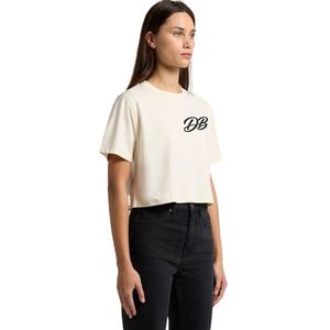 Camiseta Corta Personalizada para Mujer, 100% Algodón, Estilo Oversize, Manga Corta, Logotipo Personalizado, Impresión DTG, Venta al Por Mayor OEM - Product Image 3