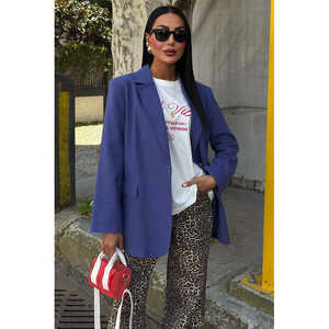 เสื้อแจ็คเก็ตผ้าลินินสำหรับผู้หญิง Agnes รุ่น 6105 เสื้อเบลเซอร์สุดหรู - Product Image 6