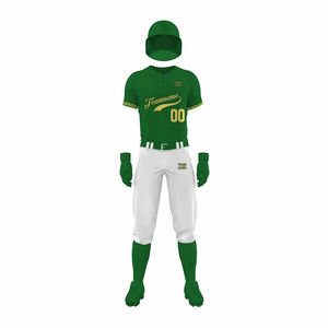 2026 diseño personalizado de alta calidad 100% poliéster conjunto de uniforme de béisbol sostenible transpirable secado rápido que absorbe la humedad - Product Image 2