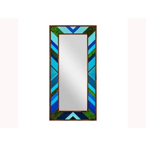 Ocean Colors Green Moss Wall Mirror Accent mural élégant pour la décoration intérieure - Product Image 2