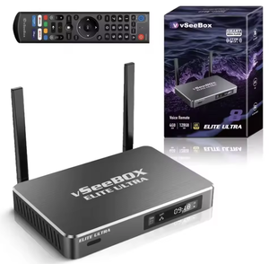 vSeeBox Elite Ultra Smart <b>TV</b> Box Android 12 Quad Core 4GB 128GB 8K Media Player 2T2R <b>WiFi</b> Voice Remote - Product Image 2