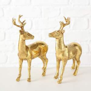 Vente en gros de sculptures de cerfs géométriques abstraites de style nordique, artisanat de rennes, décoration de table moderne pour la maison, statue d'animal pour la décoration - Product Image 6