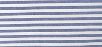 Nappe carrée classique rayée 100% coton tissée imperméable bleu et blanc Série Neolino pour mariage