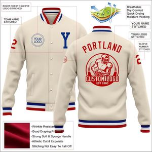 Veste de baseball d'hiver pour homme de haute qualité, style streetwear, avec col montant et logo brodé sur le devant, pour la vente en gros - Product Image 2