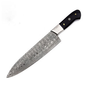 Juego de Cuchillos de Cocina Profesionales de Acero Damasco de Grado Industrial, Hechos a Mano, con Hoja de Punta Caída para Cortar Verduras - Product Image 5