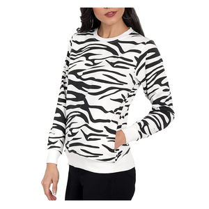 Sudadera con logotipo personalizado para mujer, tela de algodón con estampado completo, Color sólido, temporada de invierno, letra, nuevo diseño tejido - Product Image 5