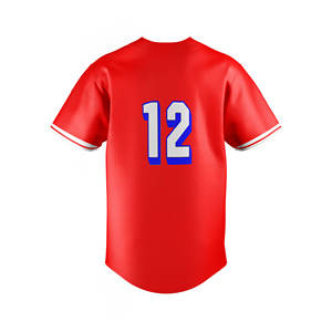Poliéster Sublimado Transpirable Secado rápido Nombre del equipo Logotipo Número Impresión Softball Béisbol Jerseys para Mujeres Hombres OEM - Product Image 6