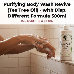 เจลอาบน้ำทีทรีออยล์สำหรับผิวมัน - 500 มล. OEM แบรนด์ส่วนตัว อิตาลี เรดโมรินก้า - Product Image 2