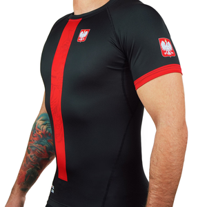 Ropa de entrenamiento RashGuard Slim Fit Men Rash Guard para gimnasio Diseño único Hombres de alta calidad Simple Rash Guard al mejor precio - Product Image 4