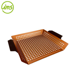 Bandeja grande antiadherente para parrilla de barbacoa de acero al carbono - Product Image 1