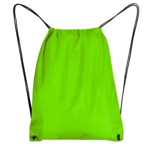 Sacche sportive personalizzate Socrates con coulisse in poliestere per gadget promozionali - Product Image 5