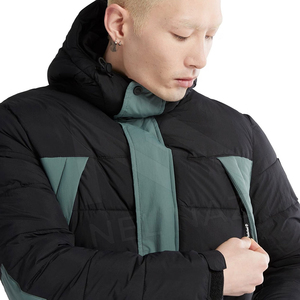2026 nueva chaqueta acolchada de burbujas acolchada con cuello levantado personalizado para hombre, venta al por mayor, invierno, impermeable, con capucha, para exteriores - Product Image 5