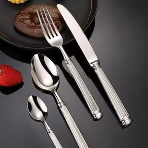 Venta caliente Cubiertos Cuchillo de acero inoxidable Tenedor Cuchara de té Cubiertos Juego de cubiertos ¡Vea los detalles a continuación! - Product Image 5