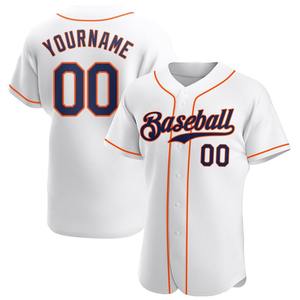Meilleures ventes Maillot de baseball authentique blanc et rouge royal personnalisé en tenue d'équipe - Product Image 1