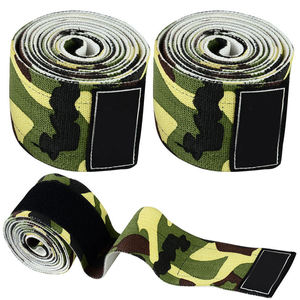 Bandes de compression pour les genoux, nouvelle conception tendance, support élastique pour la salle de sport, fitness, entraînement - Product Image 6