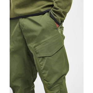 Sudaderas de lana de algodón verde oliva de diseñador para hombre, pantalones Cargo personalizados con 6 bolsillos, chándales de invierno con estampado de peso pesado - Product Image 4