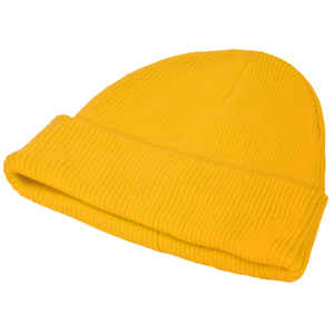 High Quality Warm Breathable <b>Waterproof</b> Winter Hats Soft Custom Leather Patch Knitted Hat Ski Cap 100% Acrylic <b>Beanie</b> - Product Image 1