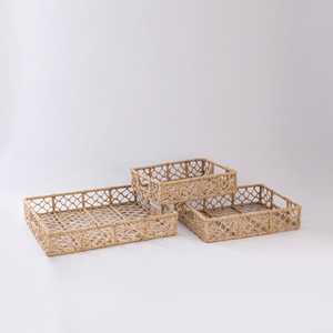 Handwoven Rectangle <b>Woven</b> <b>Baskets</b> - Product Image 4