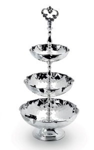 ขาตั้งเค้กแบบตั้งโต๊ะ ดีไซน์ใหม่ล่าสุด สำหรับงานวันเกิด ชุบนิกเกิล ราคาขายส่ง - Product Image 5