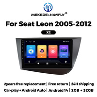 Navifly X1 X2 autoradio écran multimédia voiture lecteur DVD auto Android support wifi fm BT pour Seat Leon 2005-2012 LHD