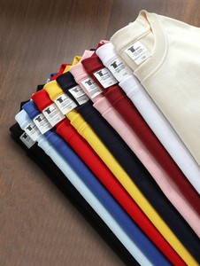 Camiseta de algodón personalizada de 240gsm para niños, camiseta de manga corta en blanco esencial para impresión de logotipo, camiseta para hombres, envío DDP - Product Image 3